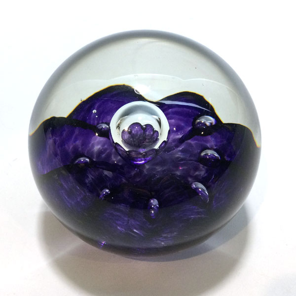 Crimp Paperweight in Amethyst by WheatonArts - Image 2